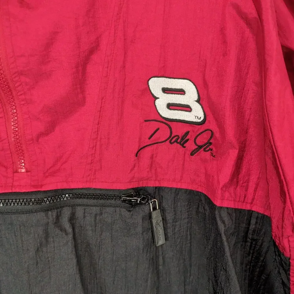 Chase Authentics Dale Earnhardt Jr #8 Men's‎ M 1/4 Zip Windbreaker Hoodie Jacket
